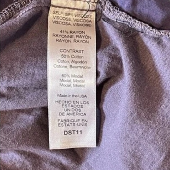 Michael Stars Plum Button-Front Blouse Quiet Luxury‎ Officecore Jewelcore Size M - Picture 9 of 10